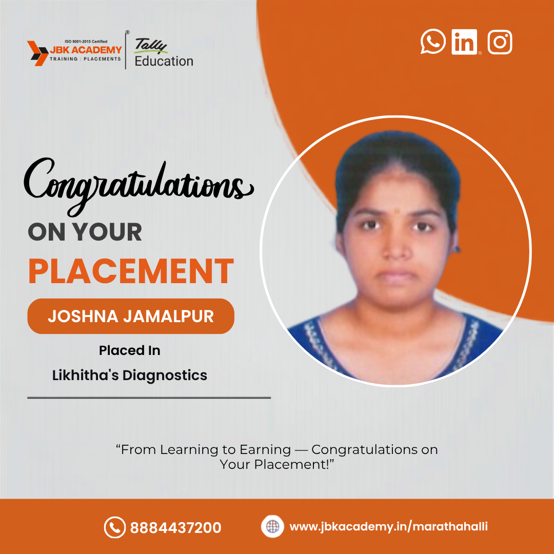 Placed Student at JBK Academy Marathahalli (4)