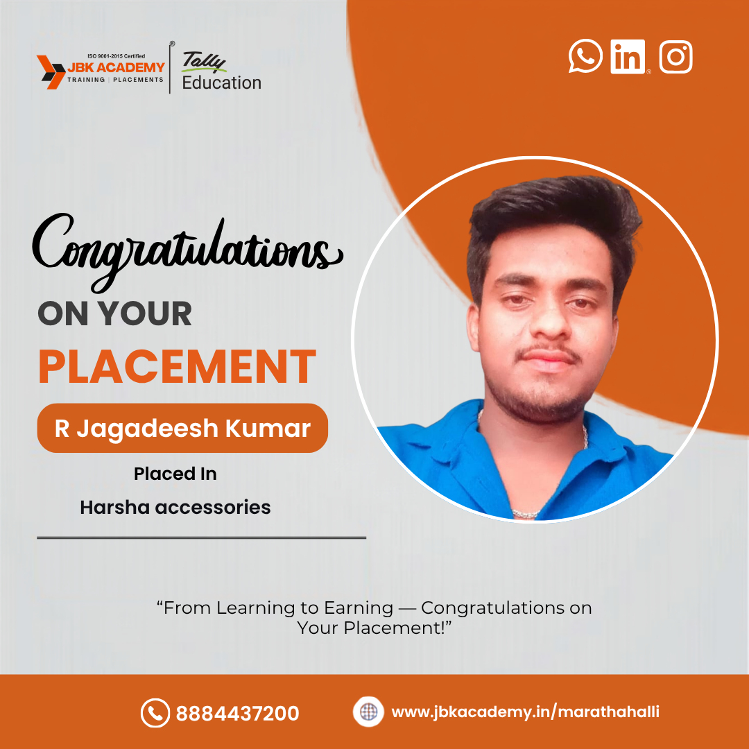 Placed Student at JBK Academy Marathahalli (5)