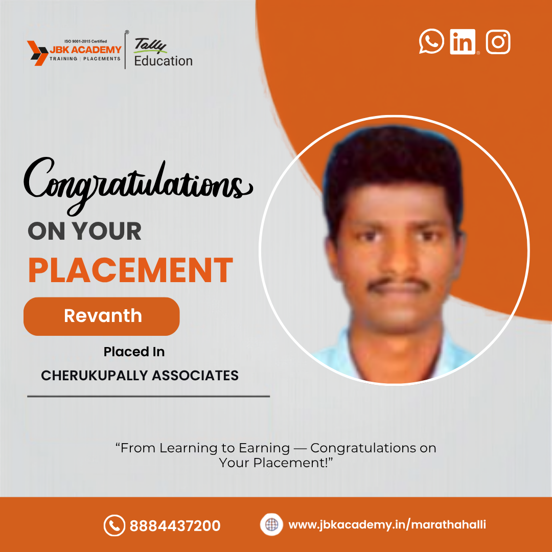 Placed Student at JBK Academy Marathahalli (7)