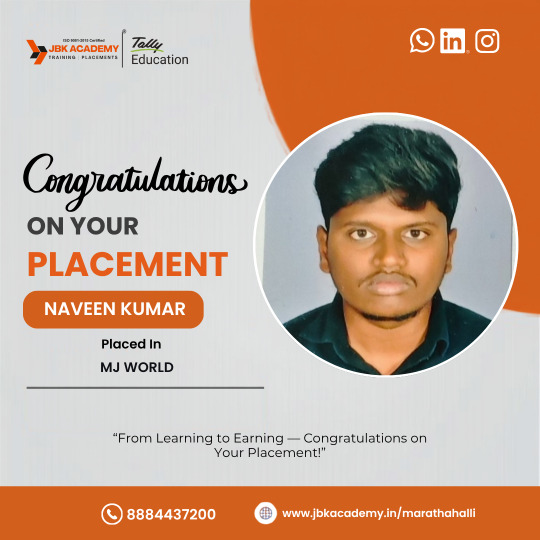 Placed Student at JBK Academy Marathahalli (9)