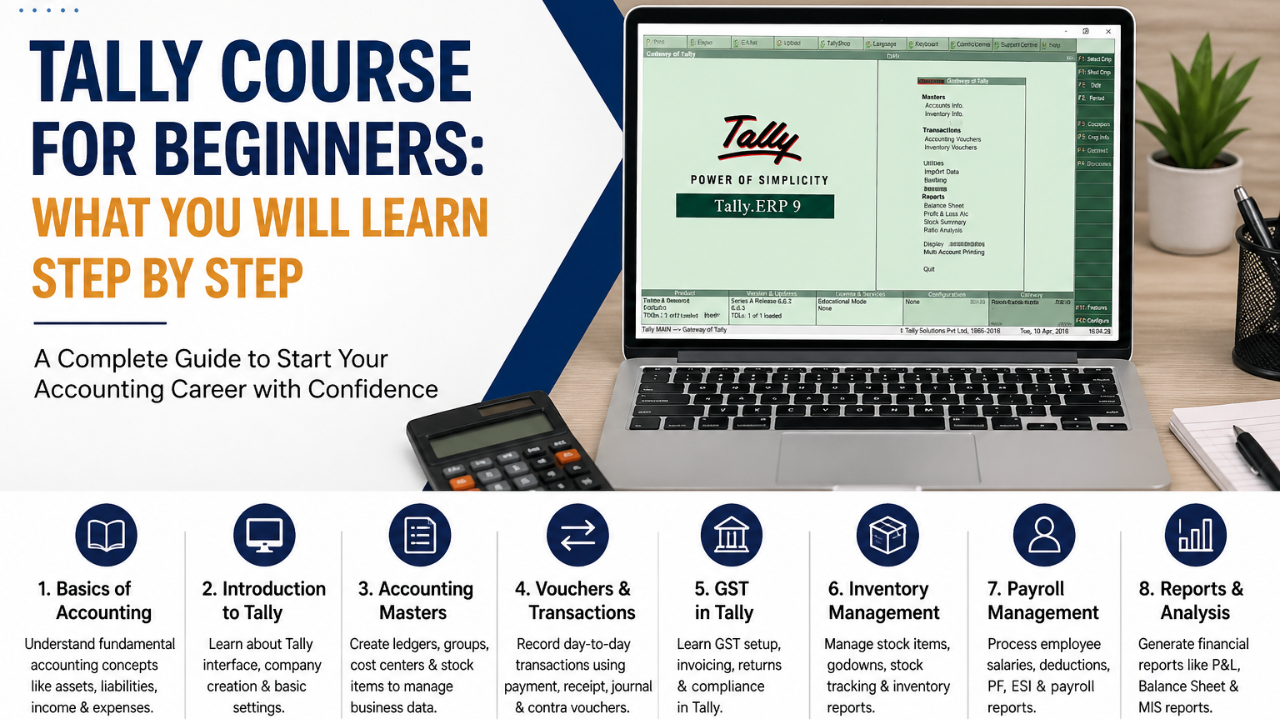 Tally Course for Beginners: What You Will Learn Step by Step jbk academy