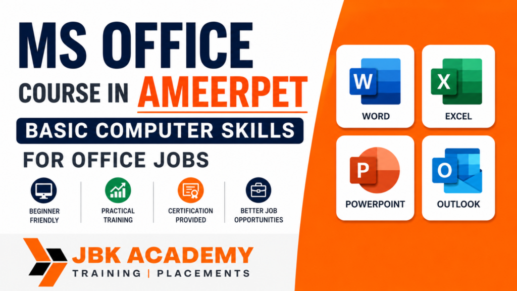 Ms Office Course in Ameerpet