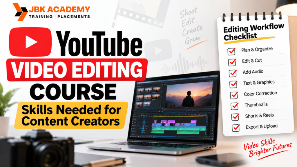 Youtube Video Editing Course in Ameerpet Hyderabad